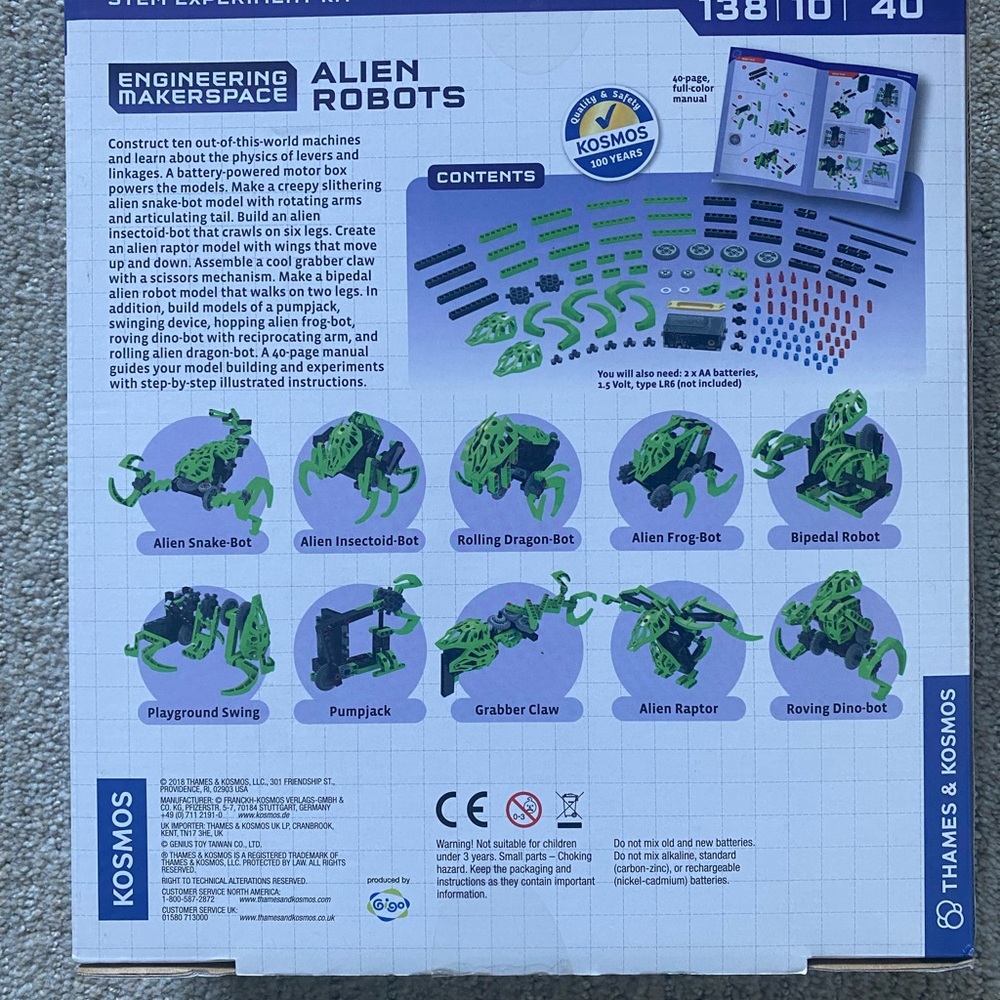 Alien Robots Engineering Kit - Green - Picture 2 of 2